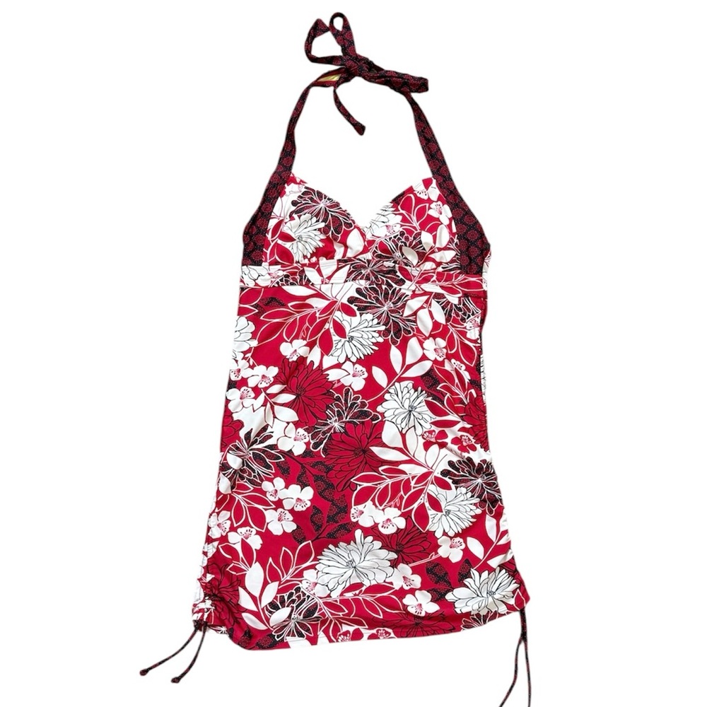 Athleta Swim Dress One Piece Swimsuit Swimdress Floral 38B/36C M Medium New